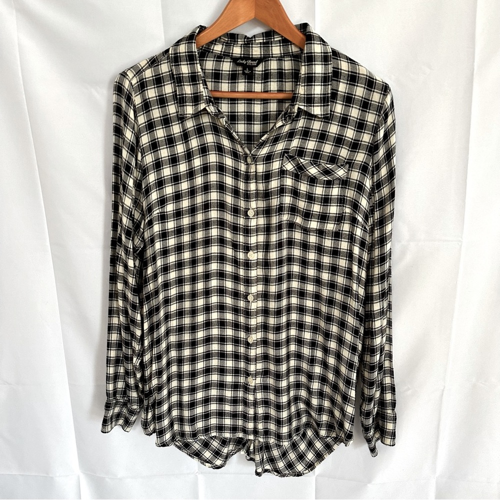 Lucky Brand Gingham Button Down